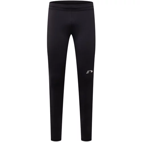 New Line Sportske hlače crna / bijela