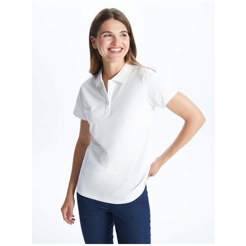 LC Waikiki Polo Neck Plain Short Sleeve Women's T-Shirt Slike