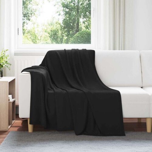  Odeja Črna 200 x 150 cm Flis, (5000288126) Cene