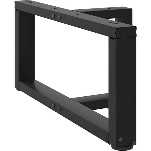 VidaXL Noge stolića za kavu T-oblika 2 kom crne 60x25x(30-31) cm čelik Slike