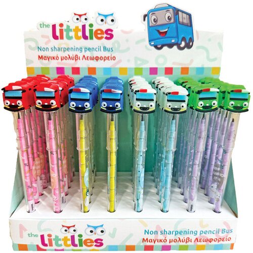  GRAFITNI SVINČNIK S PODALJ&amp;Scaron;KI LITTLIES BUS DIAKAKIS 000647028 SORT Slike
