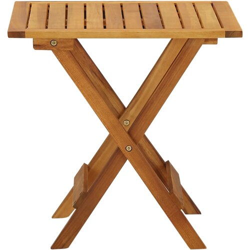 Bistro stol 46 x 46 x 47 cm masivno bagremovo drvo Slike