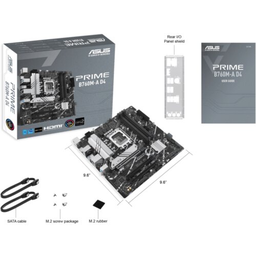Asus MB PRIME B760M-A D4-CSMIntel B760, LGA 1700, 2x M.2,4xDDR4; 2xHDMI, DP, mATX Cijene