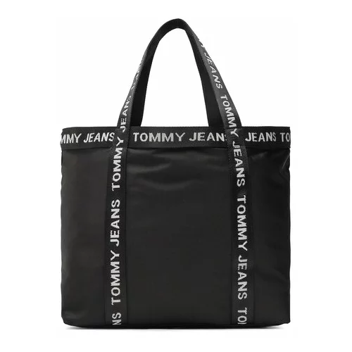 Tommy Jeans Ročna torba Tjw Essential Tote AW0AW14953 Črna