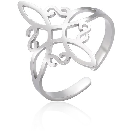 INF Eleganten prstan iz nerjavečega jekla Silver, (21238031) Slike