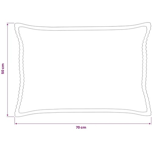  Presvlaka za jastuk 6 kom. HOUTEN Mornarsko plava 50 x 70 cm - Modra 50 x 70 cm 6 Cijene