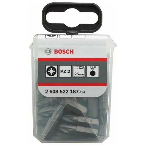 Bosch Bit odvrtača ekstra-tvrdi PZ 2, 25 mm - 2608522187 Slike