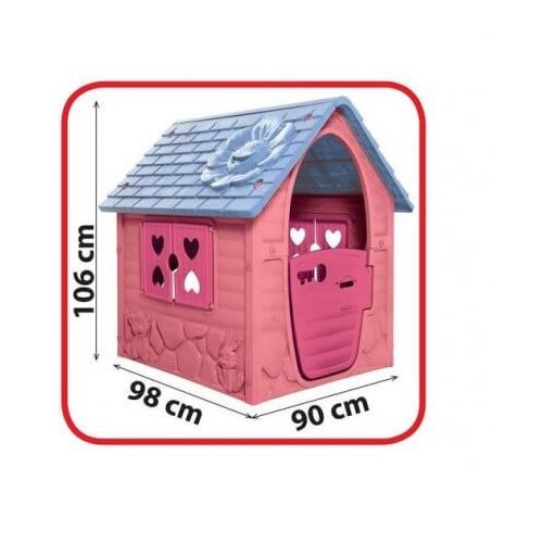 Eurobajk Kućica za decu 106x98x90cm/ pink Cene