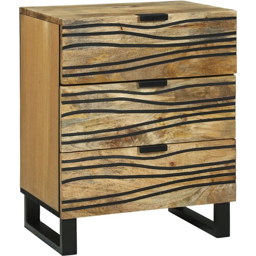 vidaXL Noćni ormarić 50x33x60 cm Puno drvo Mango Cijene