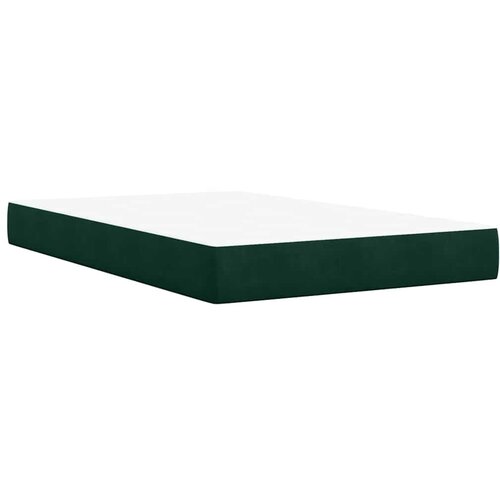 Box spring krevet s madracem tamnozeleni 120x200 cm bar&amp;scaron;unasti Slike