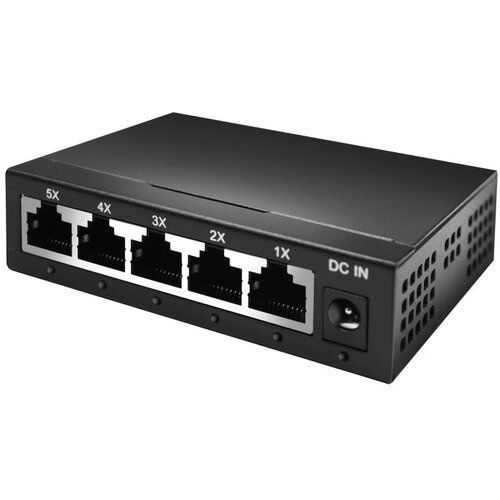Amiko Home 5-portni switch, 10/100/1000 Mbps -... Slike