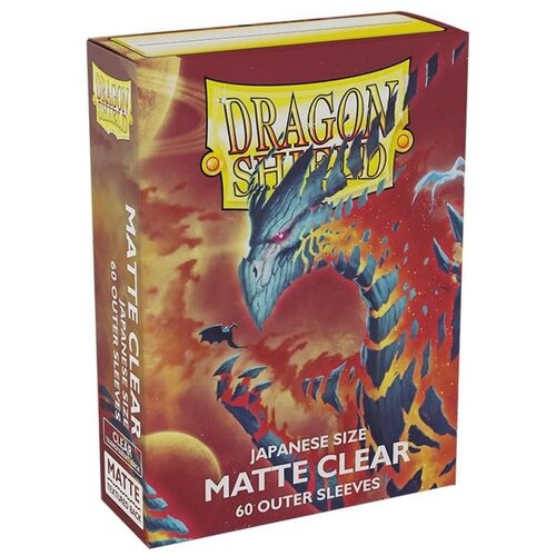 Arcane Tinmen Dragon Shield 60 Japanese Size Outer Sleeves - Clear Cene