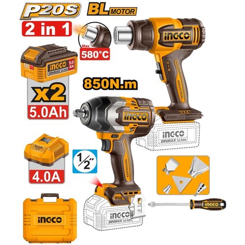 Ingco Akumulatorski set alata COSLI260381E 20V SUPER Cene