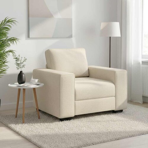 SOFA stolica Bež 100 cm Platnasta tkanina Slike