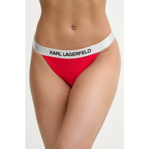 Karl Lagerfeld Spodnji del kopalk rdeča barva