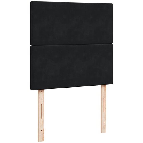 Box spring krevet s madracem crni 90x200 cm bar&amp;scaron;unasti Slike