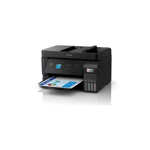 Printer EPSON EcoTank L5590 print/copy/scan/fax.Rezolucija 5760 x1440 dpi. 33str/min Monokrom. 20str/min Colour.USB, WiFi, WiFi Direct.LAN. tinte 103 Cijene