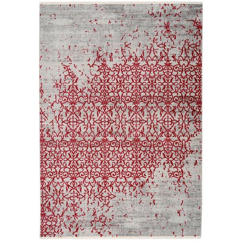 Novel TKANA PREPROGA Baroque 160/230 cm taftano rdeča Slike