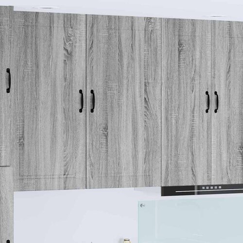 vidaXL Stenska kuhinjska omarica s polico Siva Sonoma 50 x 31 x 100 cm Cene