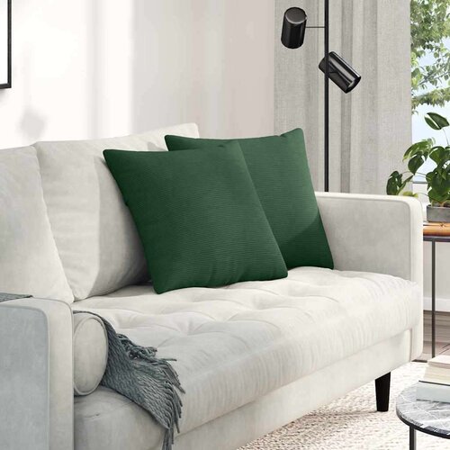 vidaXL jastučići za sofu 2 pcs tamnozelena 45 x 45 cm kordura tekstil Cijene