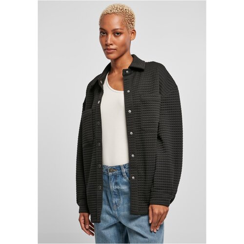 UC Ladies Ladies Quilted Sweat Overshirt black Cene