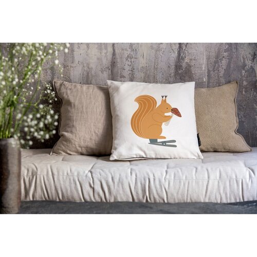 Butter Kings Prevleka za blazino 45x45 cm Squirell And Toadstool &amp;ndash; Slike