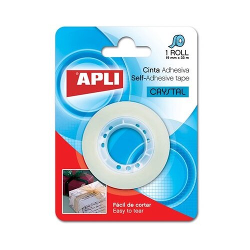 Apli lepilni trak, kristalno čist, 19 mmx33 m blister Cene