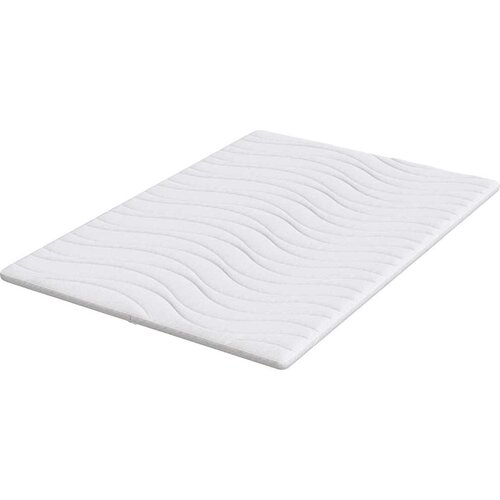  Nadmadrac Bijelo 160 x 200 cm Pleteno platno Slike