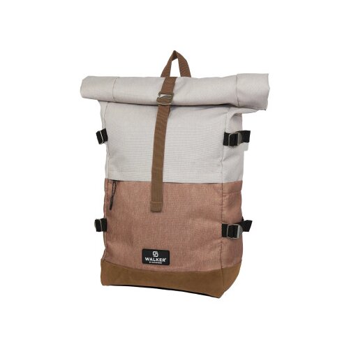 WALKER nahrbtnik roll-up two, light grey / biscuit Cene
