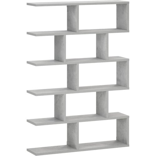  Polica na zidu Betonska siva 70 x 17 x 101 cm Konstruirano drvo Cijene