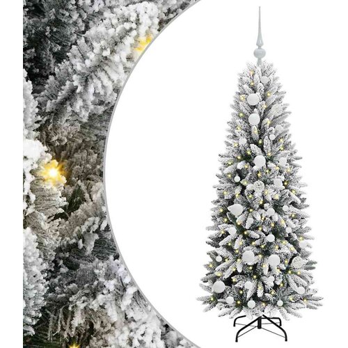 vidaXL Umestno božično drevo med 150 LED Bela 53 x 53 x 120 cm, (5000067895) Cene