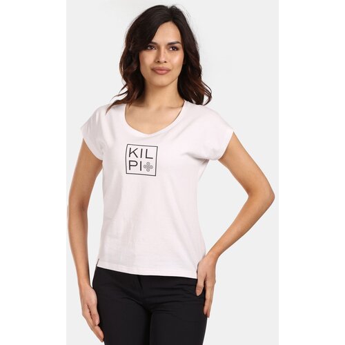 Kilpi Women&amp;#039;s cotton T-shirt ROANE-W White Slike