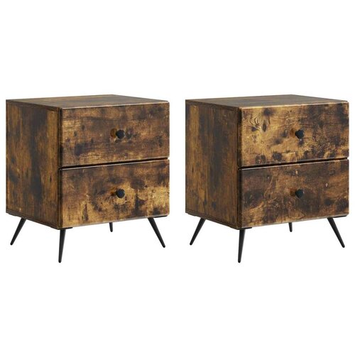  Nočna omarica 2 pcs Dimljen hrast 43 x 34,5 x 47,5 cm, (5000209864) Cene