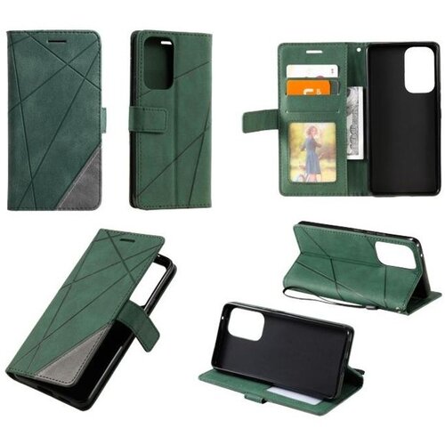 Chameleon Preklopna torbica (WLGO-Lines), Samsung Galaxy A23 4G/A23 5G, zelena Cene