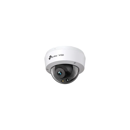 Tp-link VIGI C240(4mm) 4MP Full-Color Dome Network Camera, H.265+/H.265/H.264+/H.264, 1/3”” Progressive Scan CMOS, Color/0.005 Lux@F1.6, 0 Lux with IR/White Light, 25fps/30fps, PoE/12V DC, 4 mm Fixed Lens, IK10, IP67, IR Night Vision(Up to 30m)