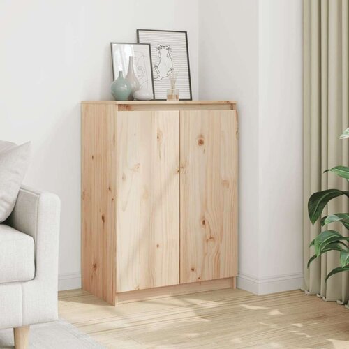 vidaXL Komoda 60x36x84 cm trdna borovina Cene