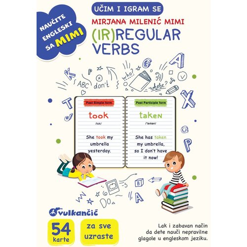  Karte – učim i igram se – ir(regular) verbs Cene