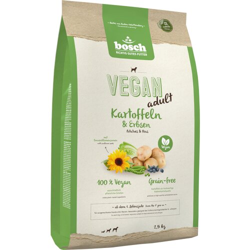 Bosch HPC Adult Vegan s krompirjem in grahom - Varčno pakiranje: 2 x 2,5 kg Cijene