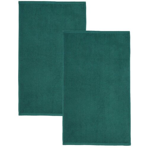 Catherine Lansfield Tamno zeleni brzosušeći/od frotira pamučni ručnici u setu 2 kom 90x140 cm Quick Dry – Cijene