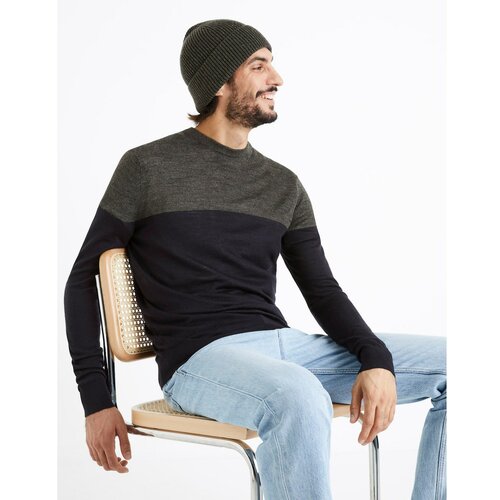 Celio Wool sweater Cemeribloc - Men Cene