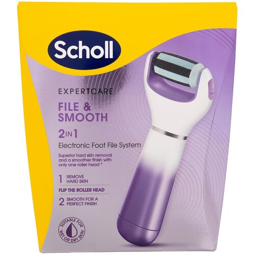 Scholl Expert Care File &amp;amp; Smooth Electronic Foot File System pedikir 1 kom za žene Slike