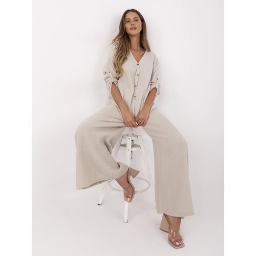 Italy Moda Trousers-MI-SP-2563.84-beige Slike