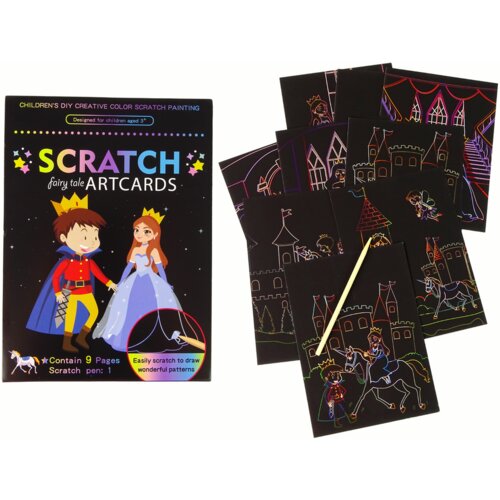 Scratch Coloring Book For Kids Kingdom Cene