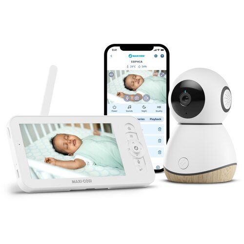 Maxi-Cosi Varu&scaron;ka - video s star&scaron;evsko enoto MC SEE PRO BABY MONITOR white Cene