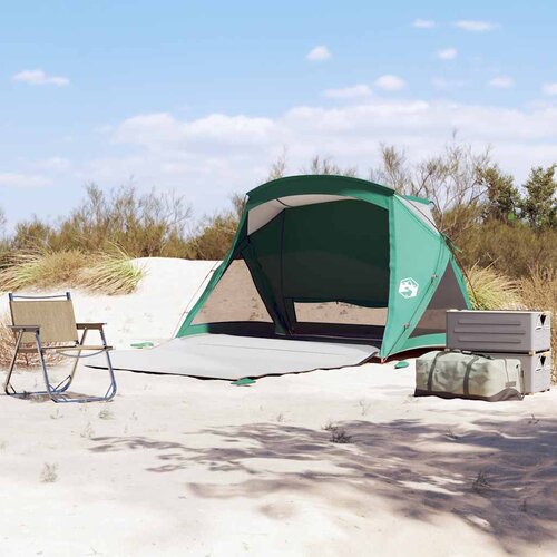 VidaXL &amp;Scaron;ator za plažu za 2 osobe morskozeleni vodootporni Slike
