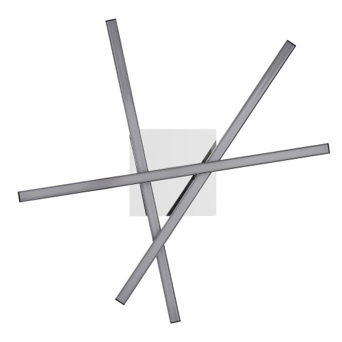 Eglo lasana 1 spot/1, led, 18w, prečnik 500, alu/hrom bela RN3MJN6 Slike