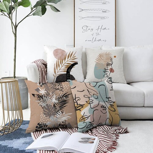 Minimalist Cushion Covers Komplet 4 prevlek za vzglavnik Autumn, 55 x 55 cm Cene