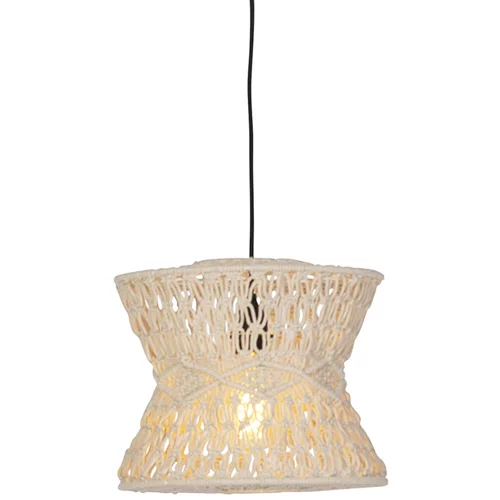 QAZQA Orientalska viseča svetilka siva 30 cm - Leonard