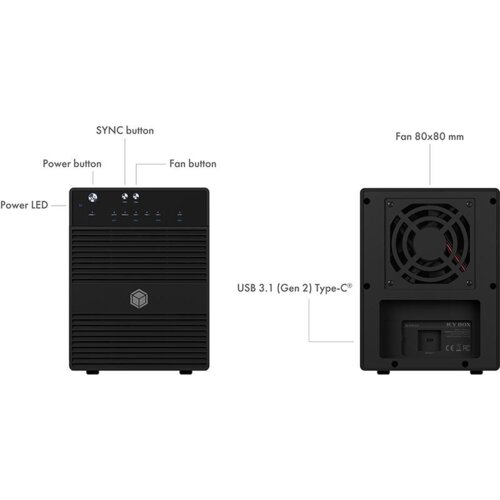 Icybox IB-3740-C31 hard drive array Slike