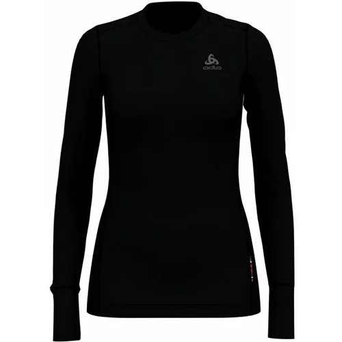 Odlo SUW TOP CREW NECK L/S NATURAL 100% MERINO Ženska majica s dugim rukavima, crna, veličina